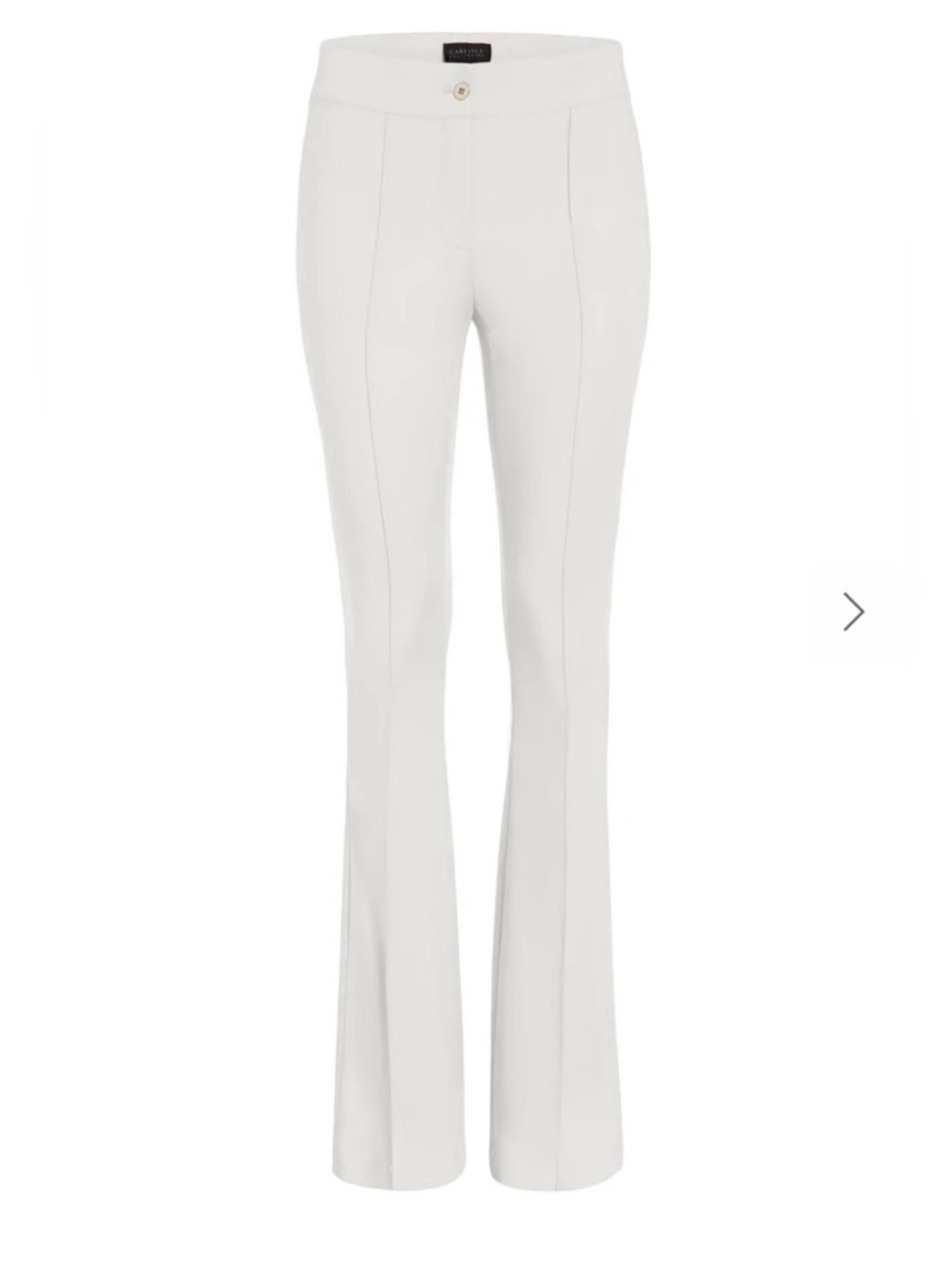 CARLISLE IVORY WHITE/IVORY FULLY LINED PANTS